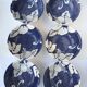 Lot de 6 petites assiettes creuses Tiki