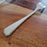Christofle - Set of 4 America model oyster forks - Design Luc Lanel - In silver-plated metal