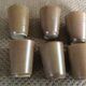 Series of sandstone cups