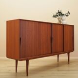 Teak highboard, Danish design, 1970s, manufacturer: Omann Jun