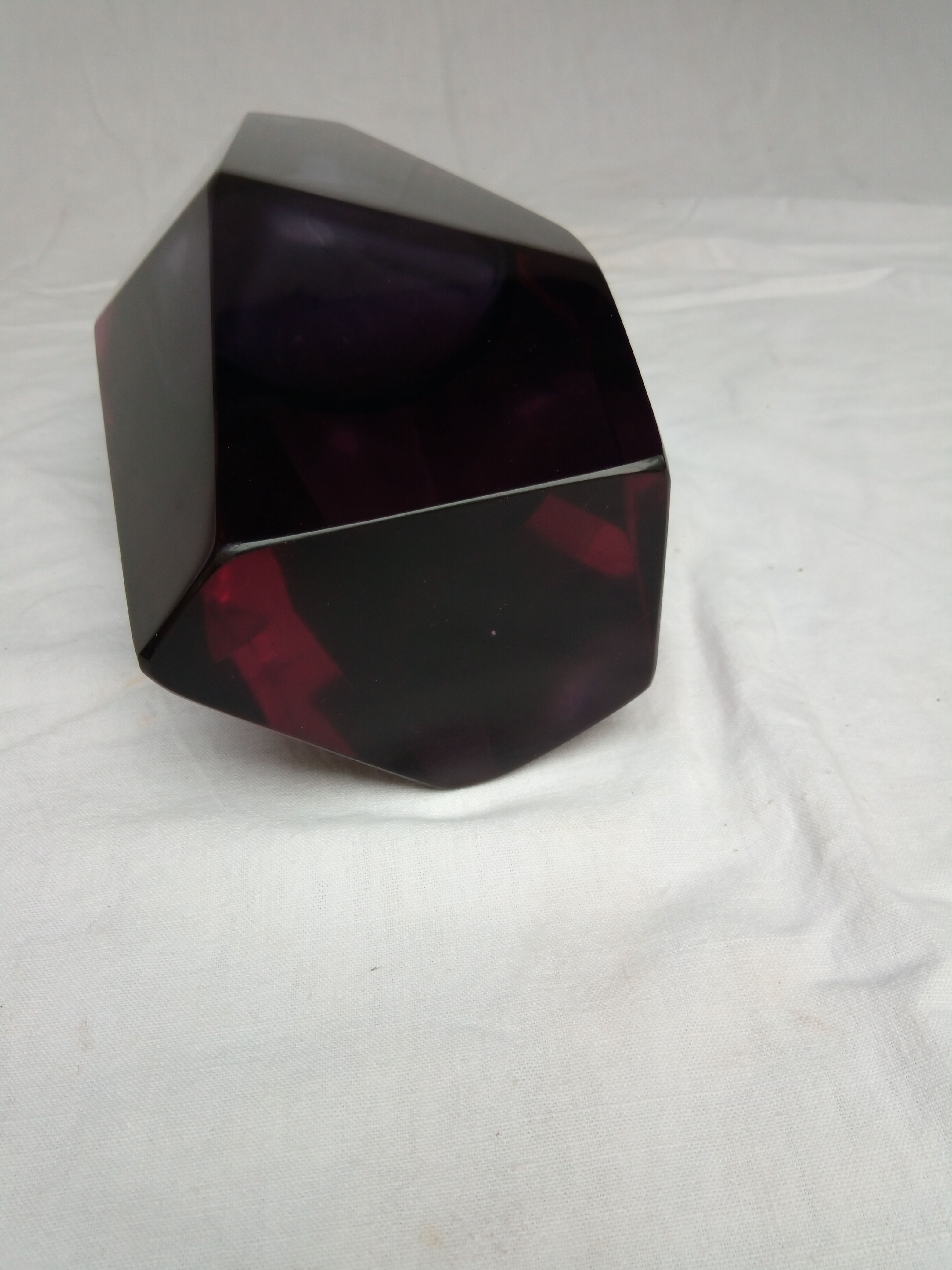 Faceted vase 80s Murano