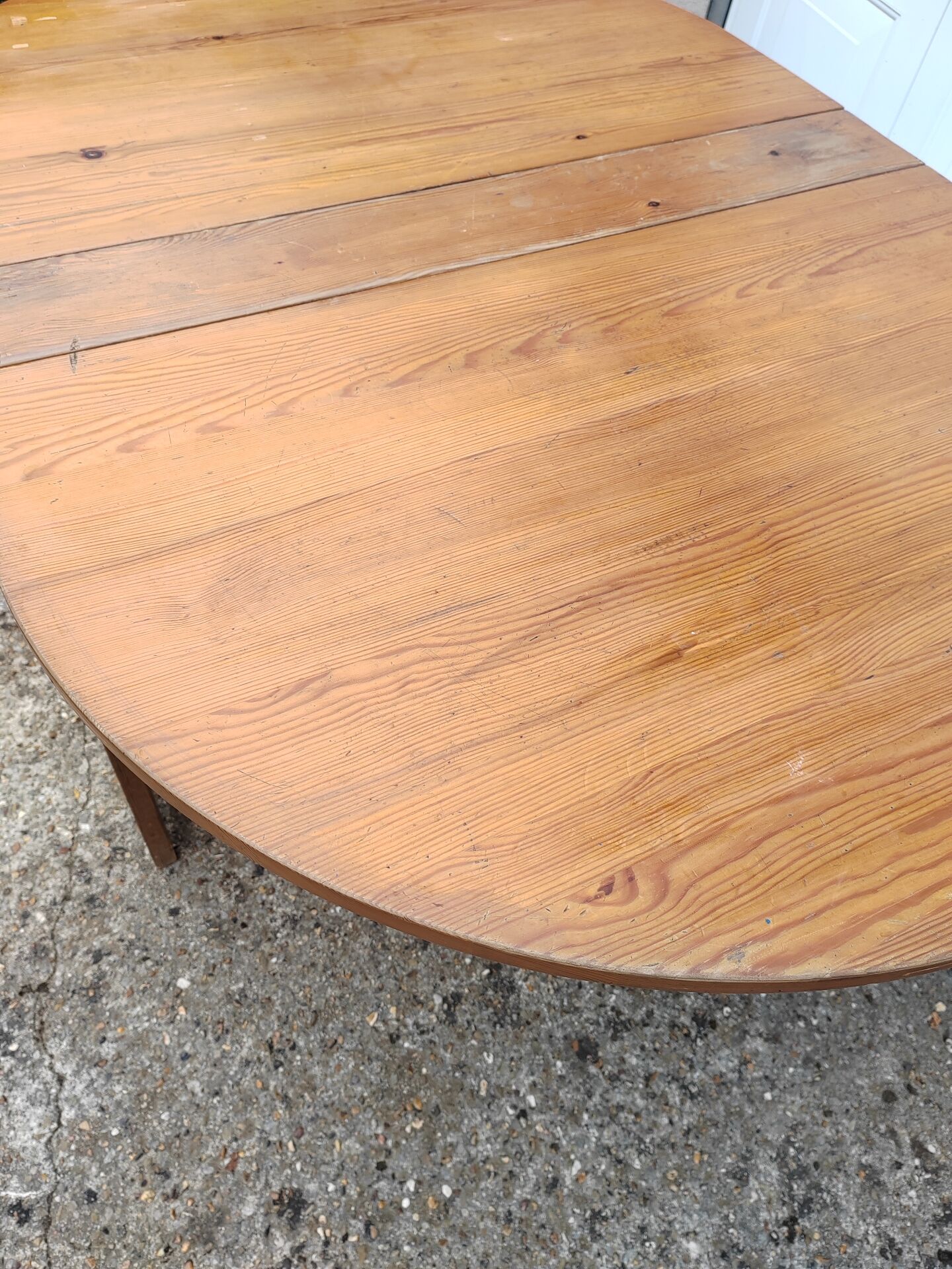 Vintage pine folding table