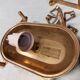 Brass marine corridor wall light