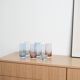 Set of colourful glasses, Italian design, 1980s, production: Italy