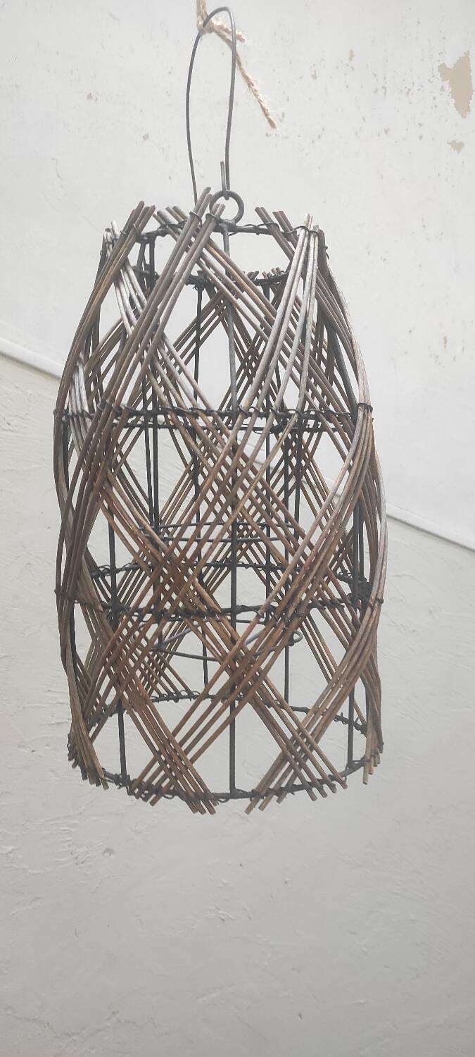 Rattan pendant light