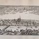 17th century copper engraving "Mainz" By Sébastien de Pontault de Beaulieu (1612-1674)