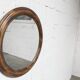 Round mirror, 1930s, wood, 58cm diameter