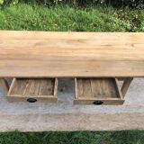 Coffee farmhouse table.