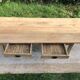 Table de ferme basse
