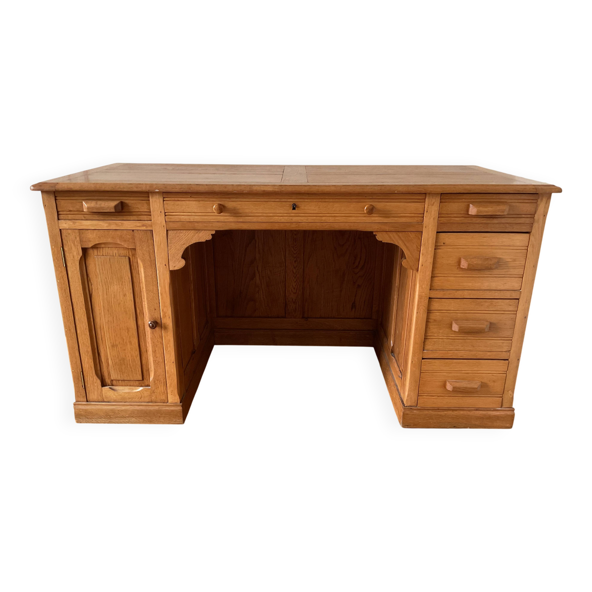 Antique oak desk