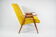Czech original armchair TON, type 6950, 1960s, yellow, restored