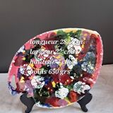 Ceramic plate dressing table