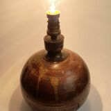 Pyrite stoneware lamp base