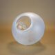 Globe vintage, globe Mazzega style, abat-jour verre, lampshade, 70's