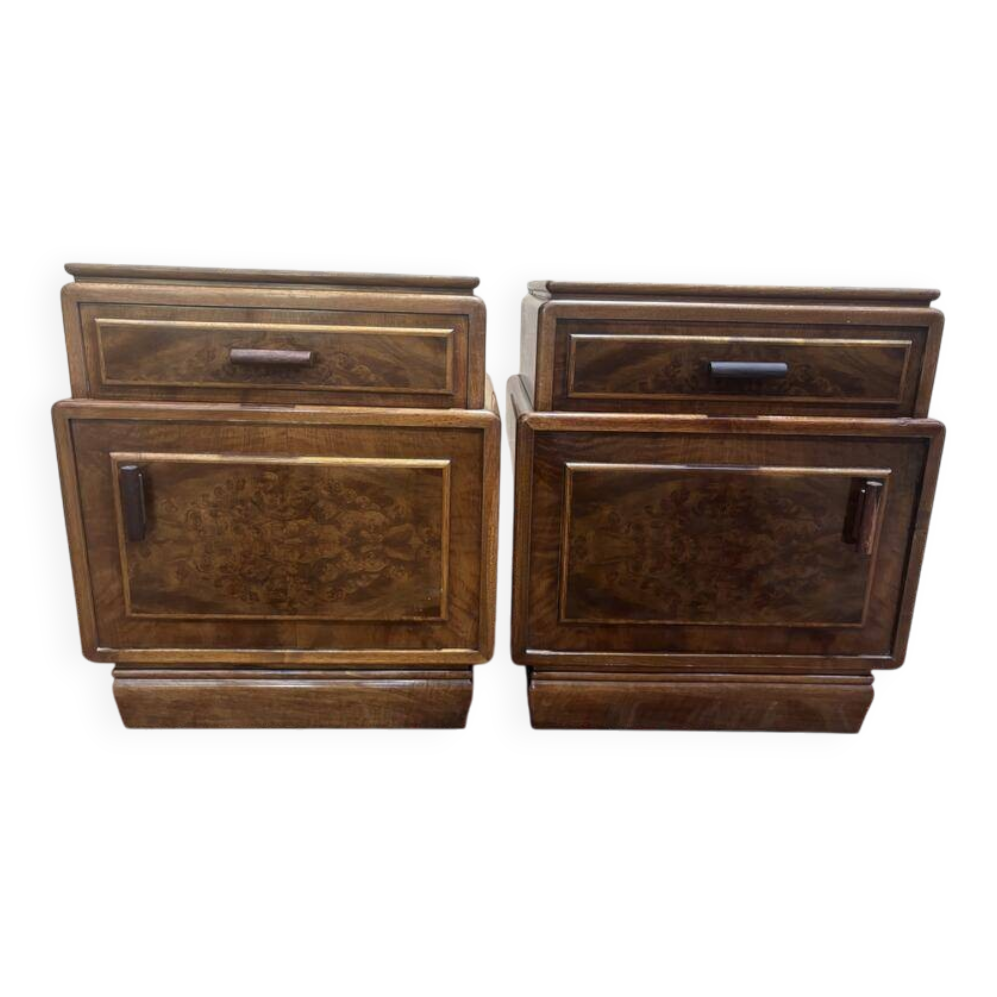 Paire de chevets art deco