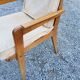 Pair of armchairs from the 50s free-span in blond beech