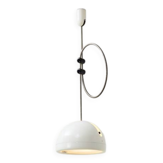 Lampe suspendue Spring modèle 4483 par Joe Colombo pour Oluce Italie 1968