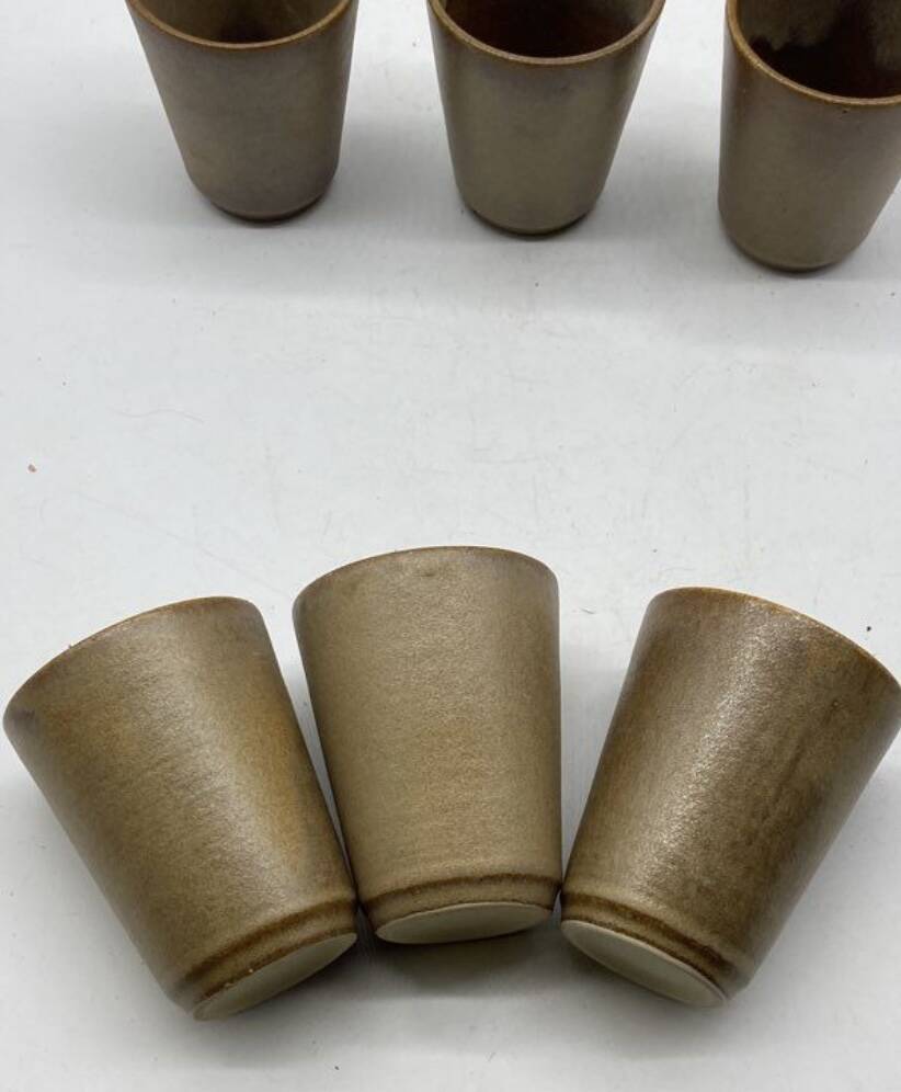 Digoin ceramic glass/tumbler / vintage