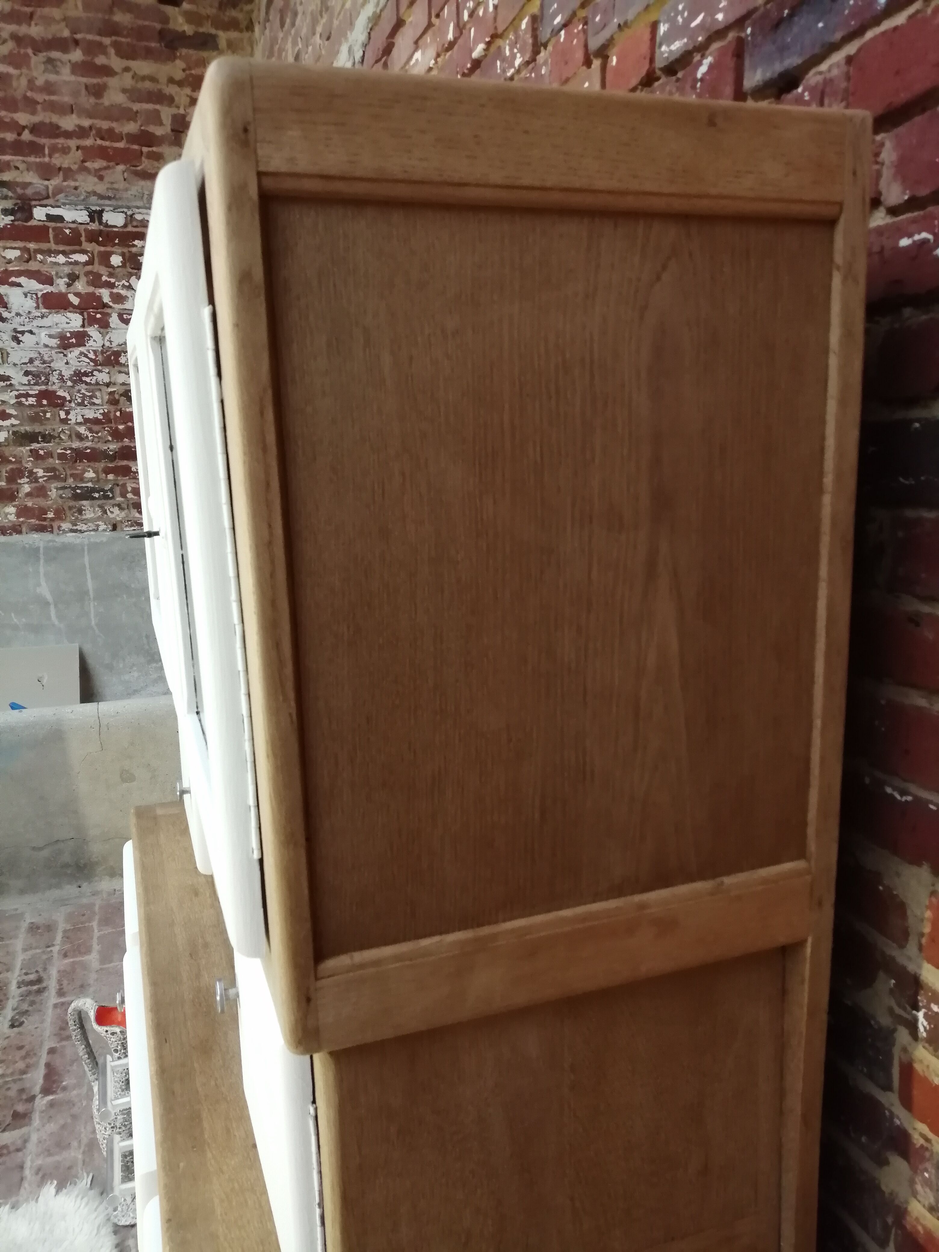 Buffet mado brushed oak and vintage cream