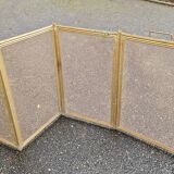 Brass fire screen