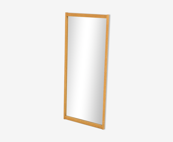 Miroir en chêne, Fröseke, Suède, 1960 - 48x43cm
