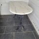 Marble top bistro table