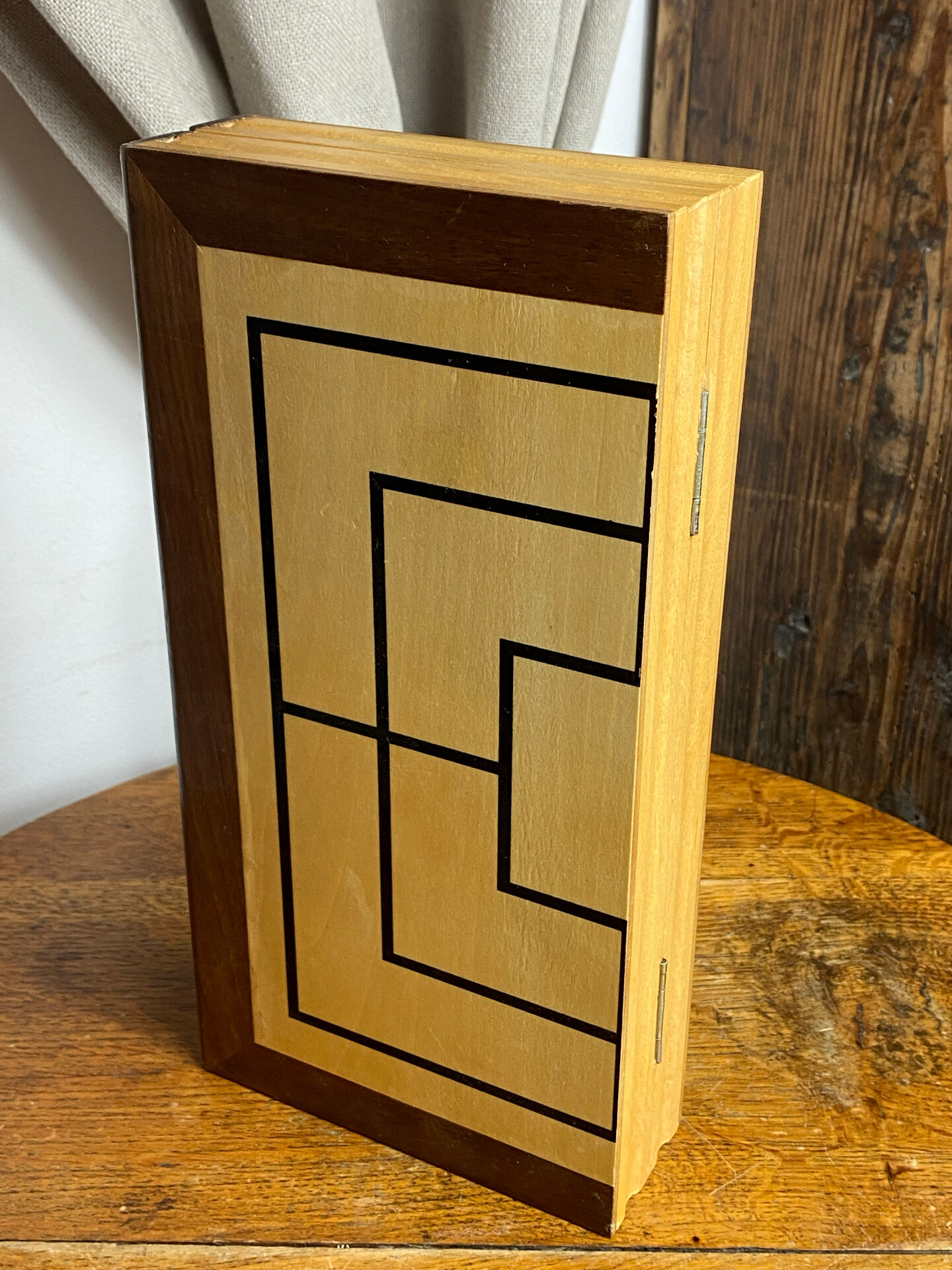 Jeu de backgammon en bois 