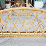 Rattan basket bed