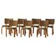 Set of 7 dining chairs model 62, Alvar Aalto for Artek / Hedemora, Sweden, 1950s