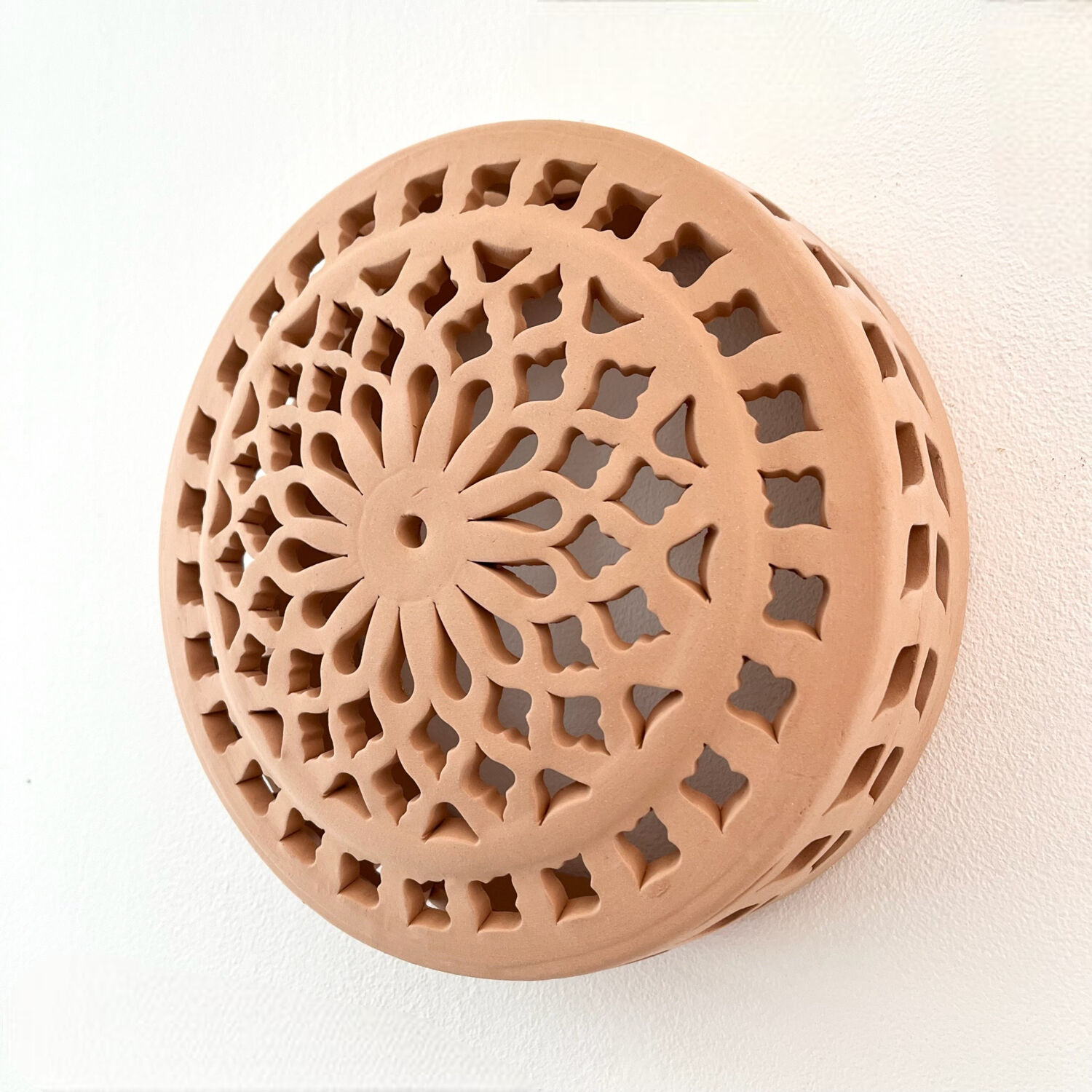 Terracotta wall light
