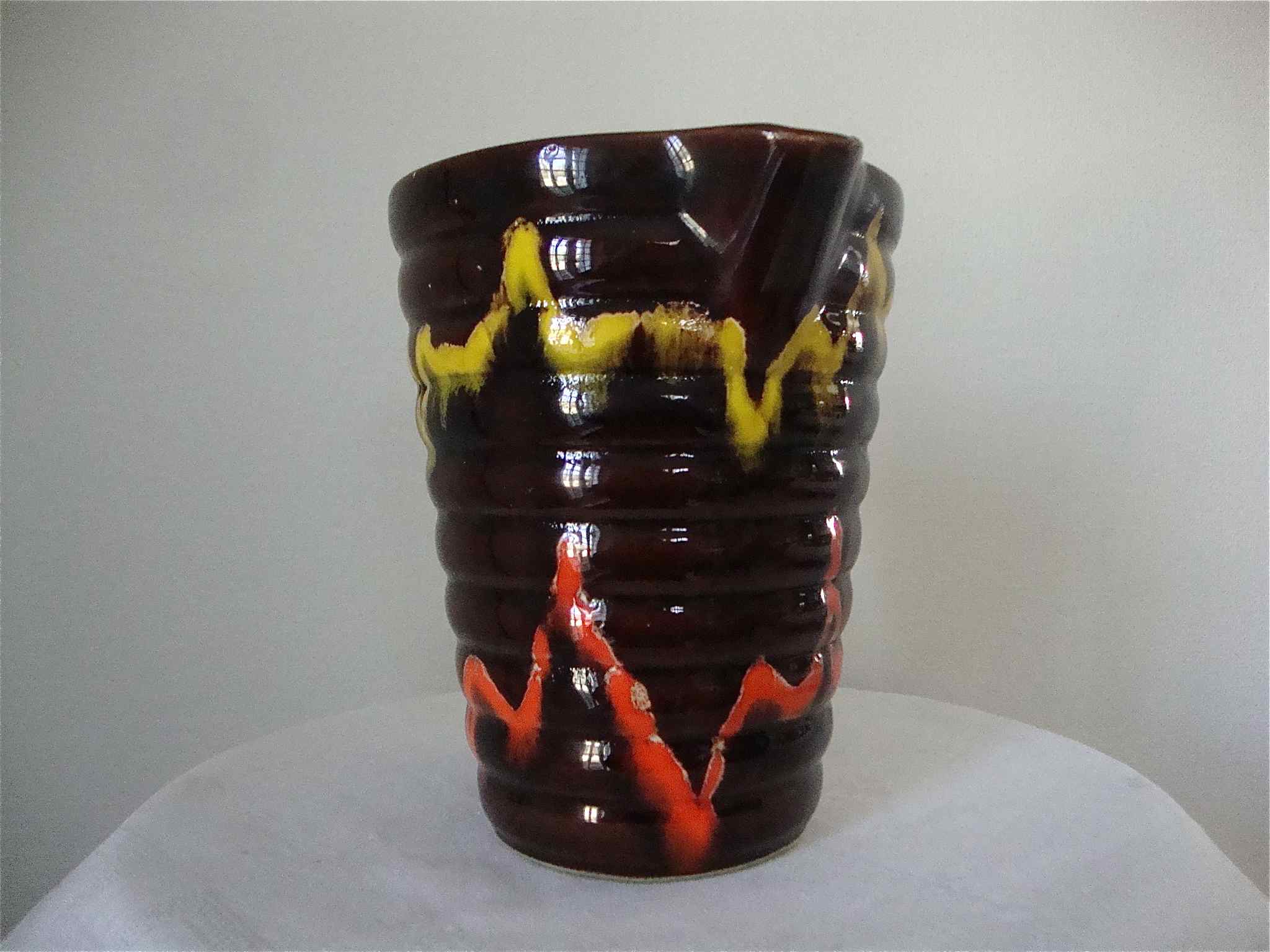 Vintage ceramic pitcher from Poët-Laval