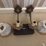 Bronze wall light