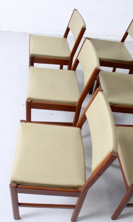 Vintage teak lounge chairs, Denmark, by MCM