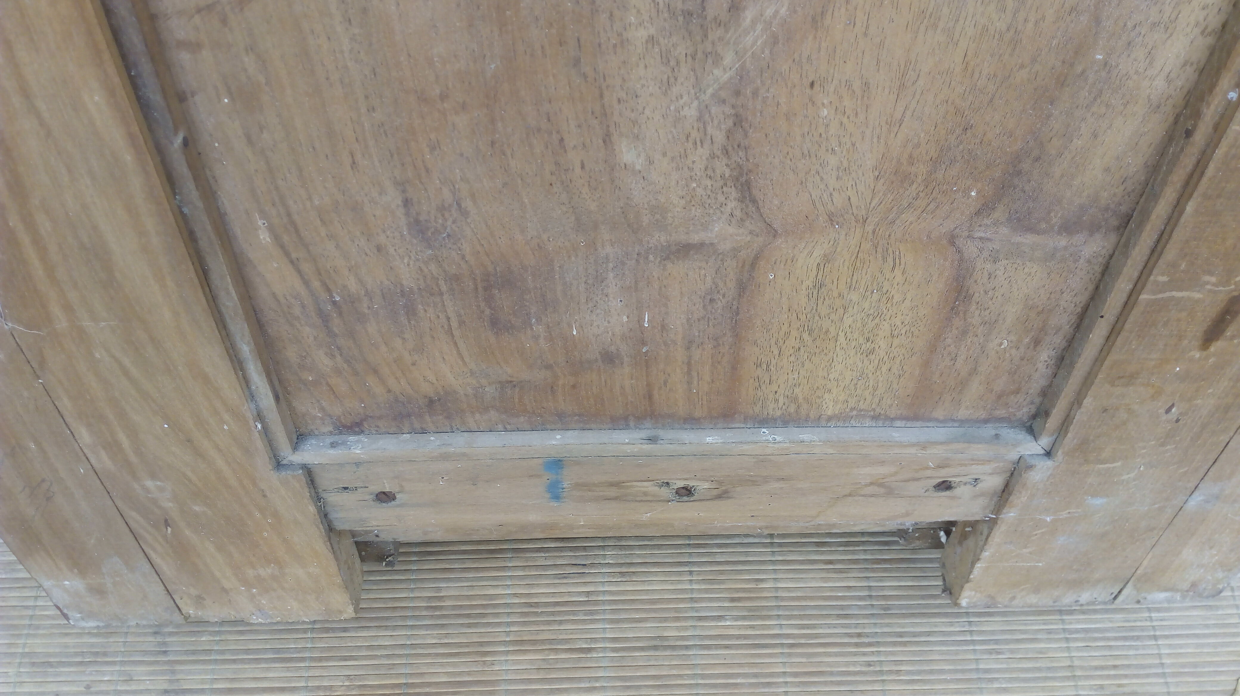 Locker room coat door