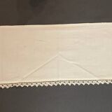 Old long rectangular lace doily ~80cm 1 small task