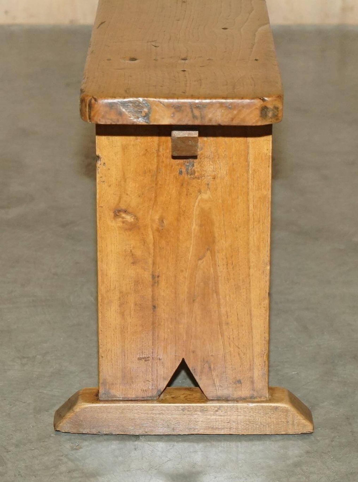 Paire de bancs victorienne en chêne