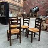 Set of 4 country chairs