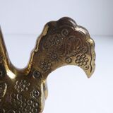 Decorative bronze rooster