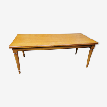 Rustic table in solid oak