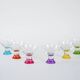 Set of dessert bowls, Italian design, 1980s, production: Italy