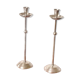 Pair of silver candlesticks