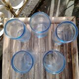 Verres Gelado bleu goute d eau
