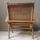 Se of Vintage rattan armchair