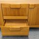 Solid elm sideboard, Maison Regain, France, circa 1970