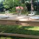 Renovated solid oak farmhouse table