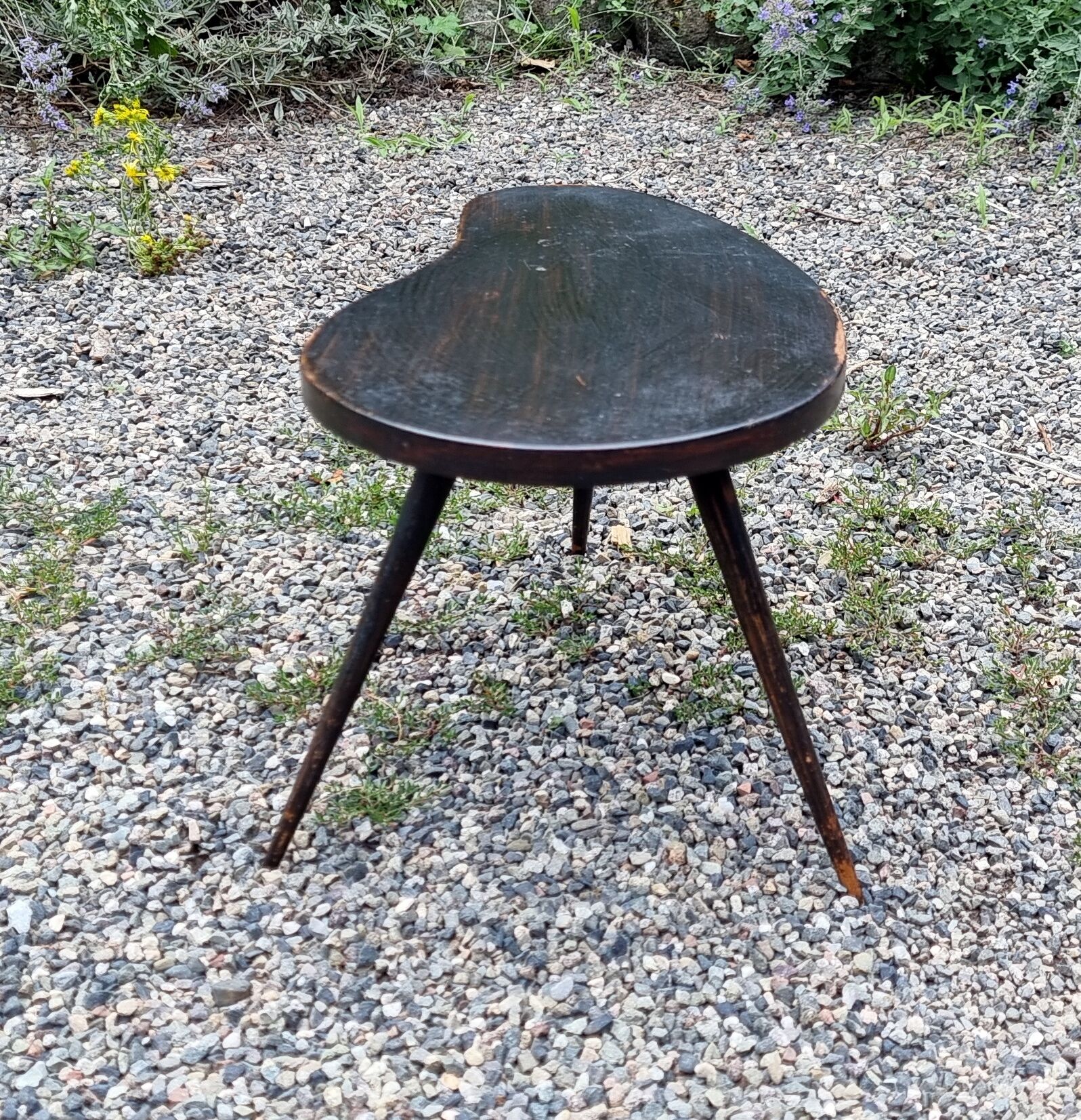 Small bean-shaped tripod harness