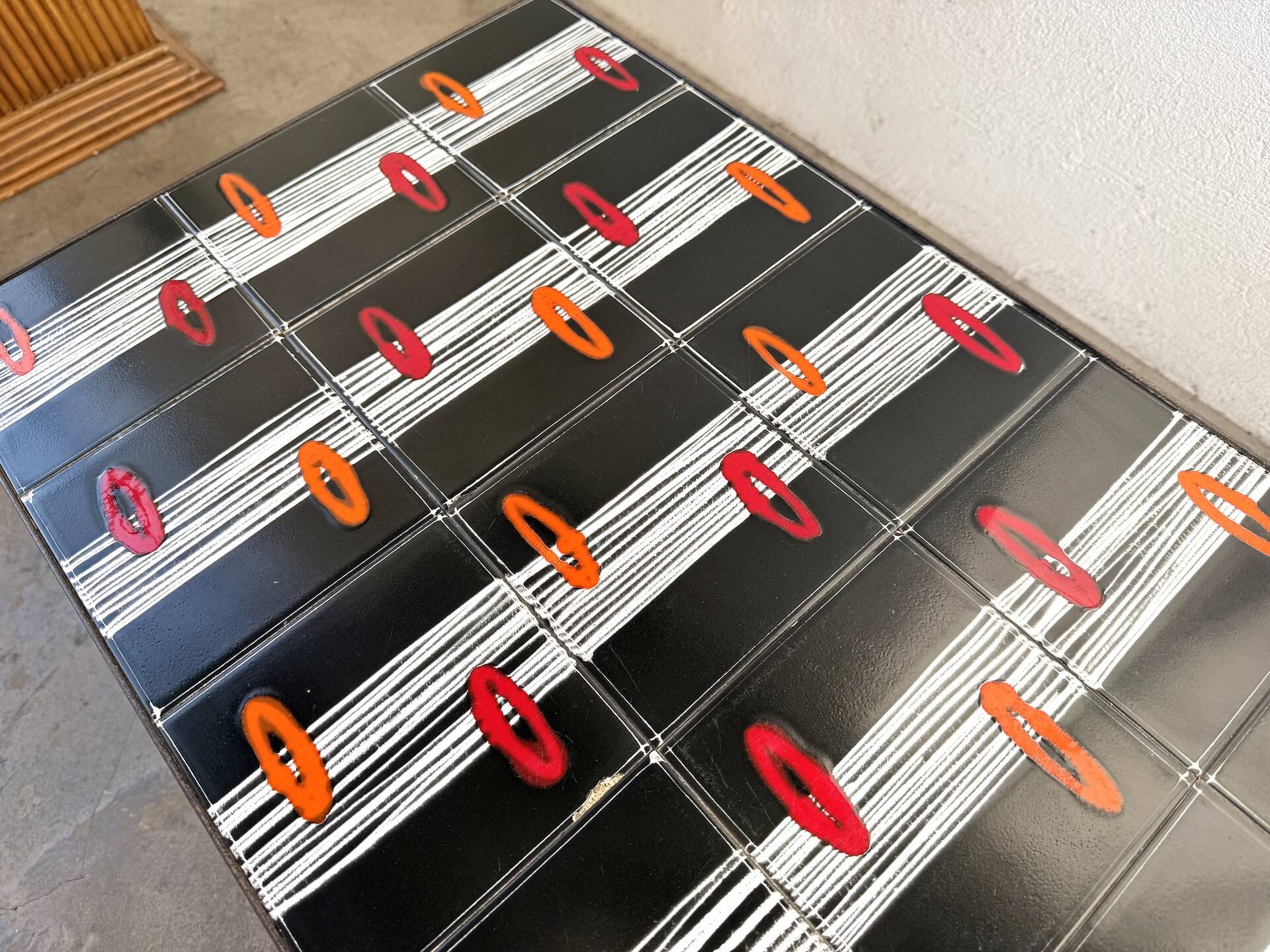 Glazed ceramic coffee table, Robert & Jean Cloutier ZG2, 1970s