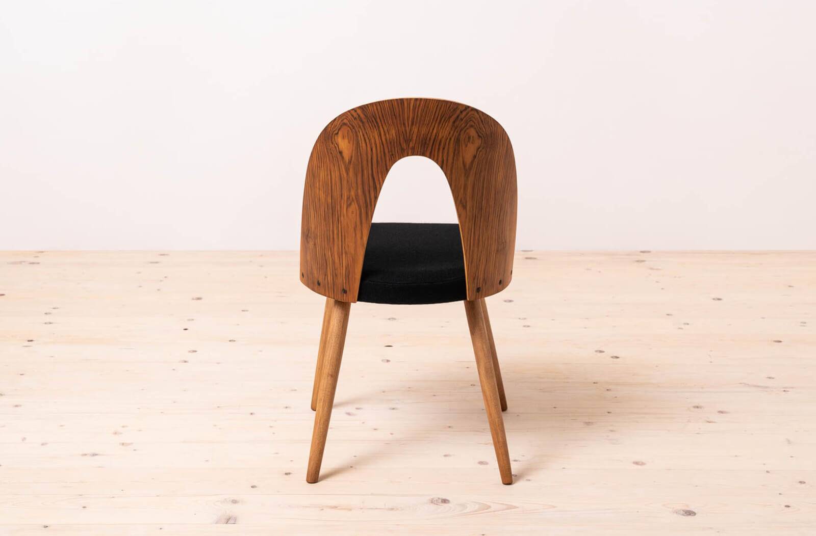 Set of 4 Mid Century Dining Chairs by A.Šuman, Reupholstered in KVADRAT