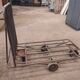 Former industrial workshop cart in metal tubes