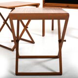 Folding Tables by Illum Wikkelsø for CFC Silkeborg 1960s